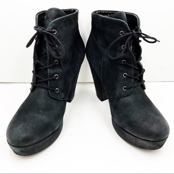 {STEVE MADDEN} 'Raspy' Distressed Leather Platform Boots - Picture 6 of 16